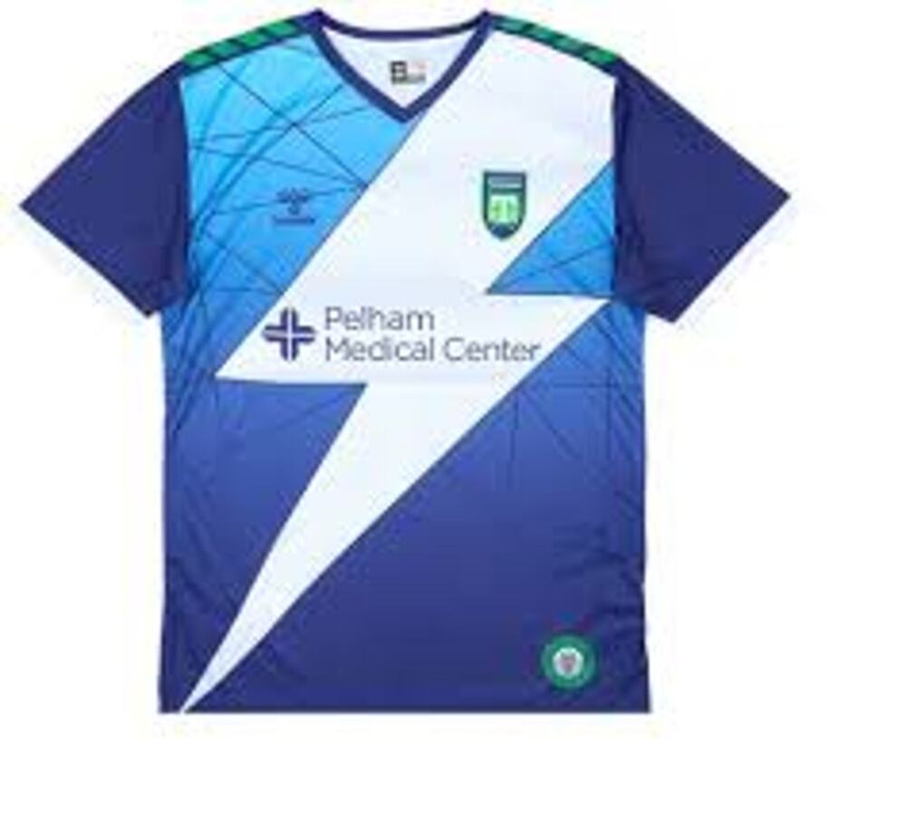 Hummel Boys L Greenville SC Soccer Jersey Youth Football Game Uniform Top